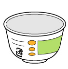 カップめんのカップの画像