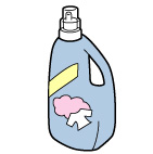 洗剤のボトルの画像