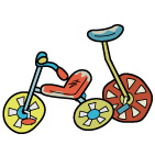 三輪車・一輪車の画像