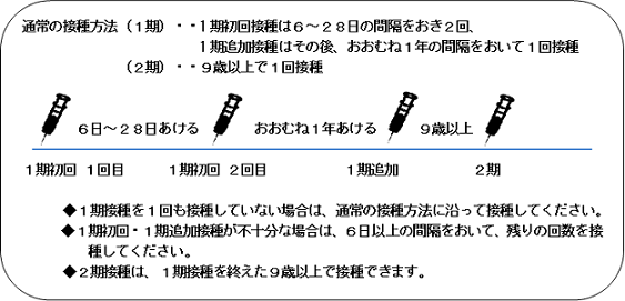日本脳炎接種方法