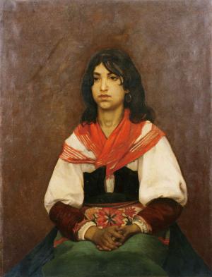 百武 兼行《ブルガリアの女》1882年
