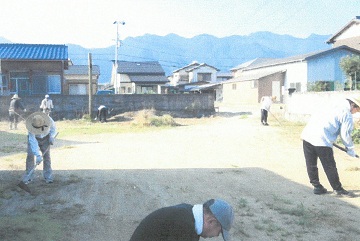 中村松木自治会の皆さん