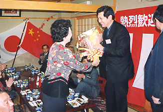 新居浜中国交流協会との交流風景