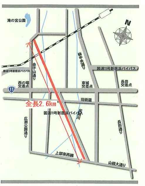 自転車道の図面です。