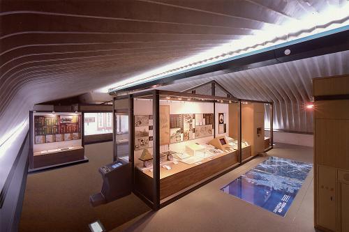 広瀬歴史記念館の展示室の写真です