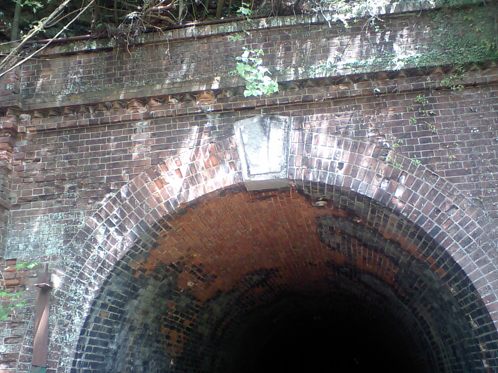 旧別子鉱山鉄道端出場隧道の写真です