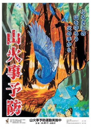 山火事防止ポスター