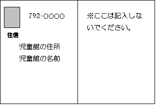 往復はがき書き方