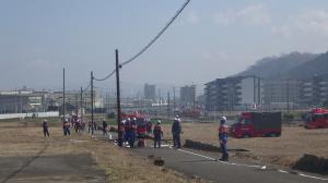 全体の訓練の様子