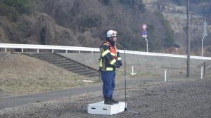 北所長のあいさつの様子