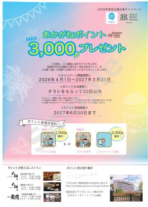 キャンペーンチラシ（表）