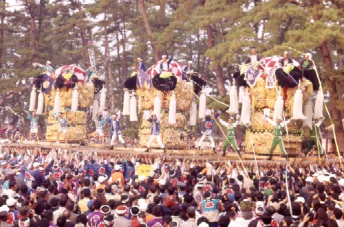 八旛神社かきくらべ（昭和50年前後：町・山端・本郷）の写真
