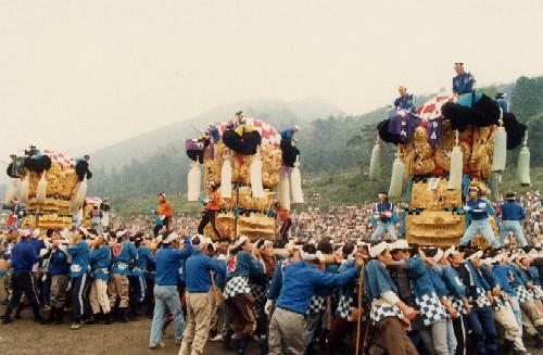 山根公園かきくらべ（昭和50年代後半：新田・萩生西・岸の下）の写真