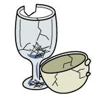 ガラス食器類の画像