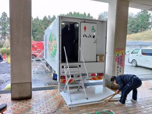 トイレカーを設置