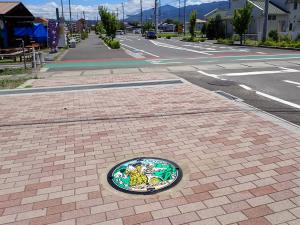 滝の宮公園入口設置状況（東向き）