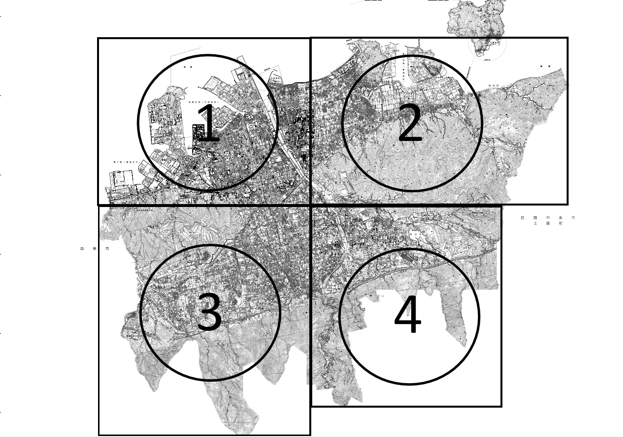 新居浜市土地改良区管理区域